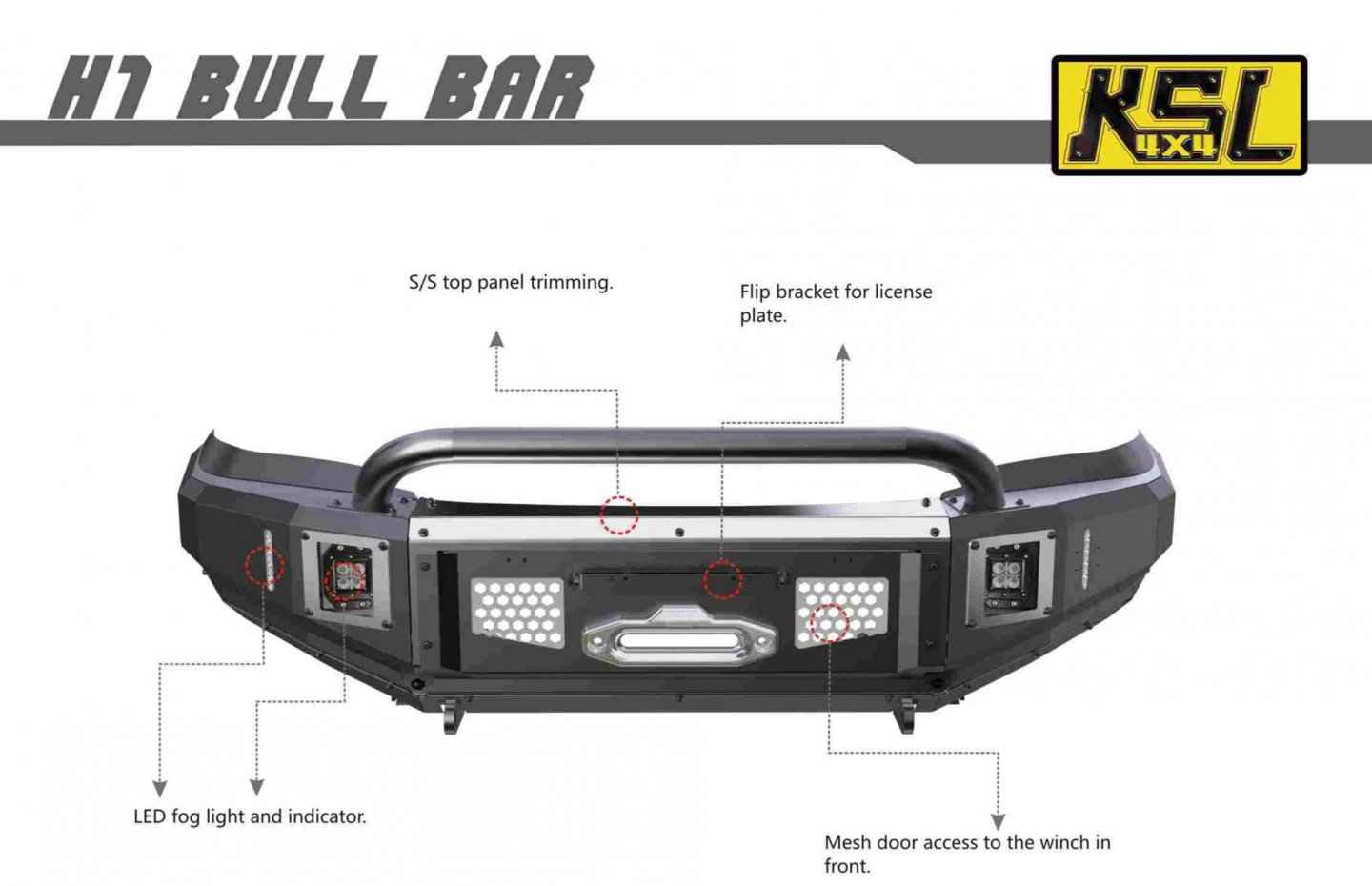 H1 BULL BAR ALL TYPE CAR | BULL BAR | BULLBAR 4X4