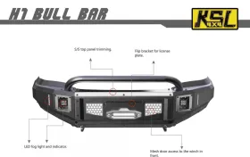 H1 BULL BAR ALL TYPE CAR